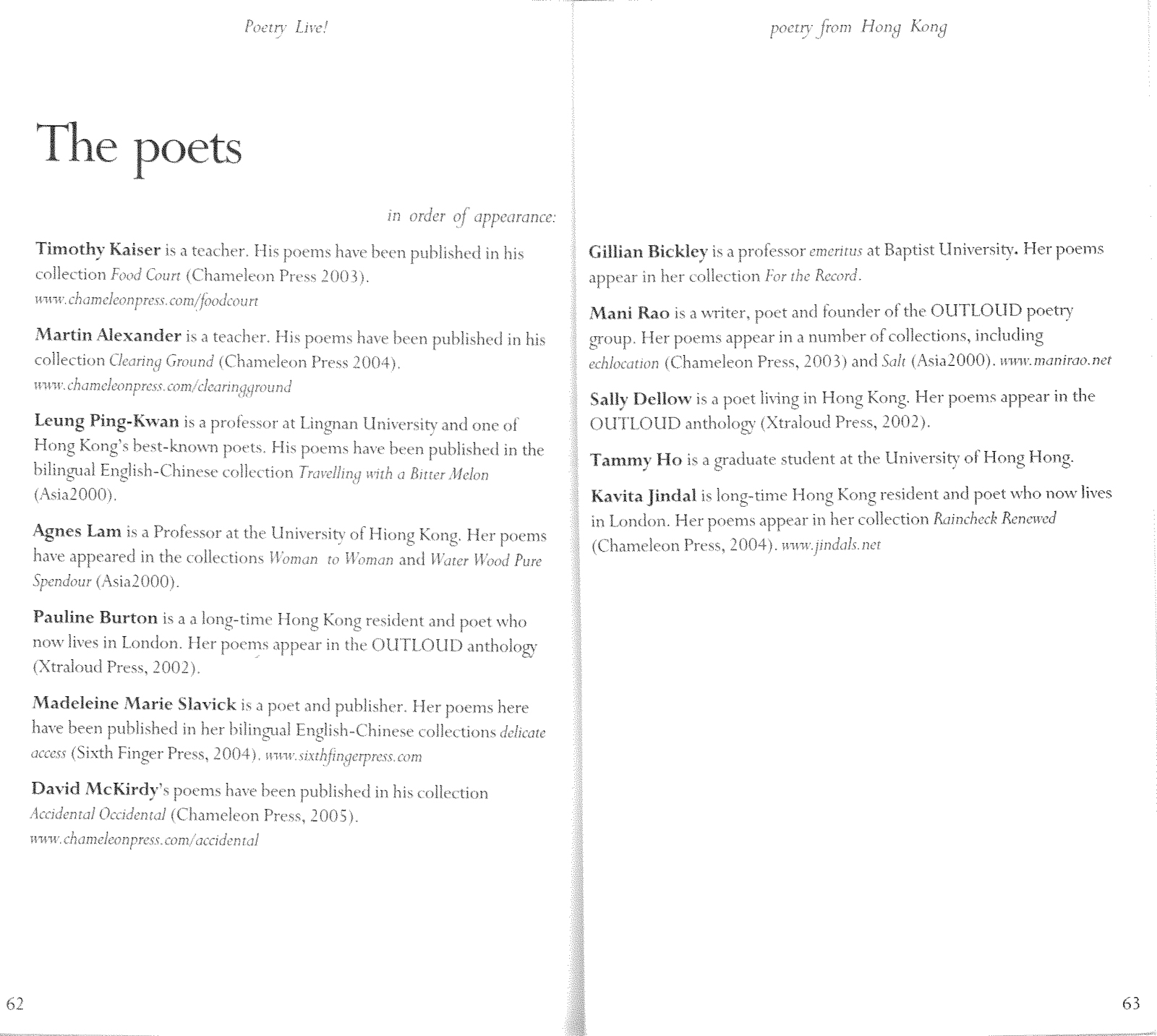 Poetry Lives!: An Anthology of Hong Kong Poetry for Teens