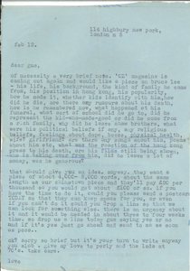  Letter from Duncan Campbell to Mok Chiu Yu  
