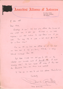  Letter from Bruce Grenville to Mok Chiu Yu GRENVILLE, Bruce 