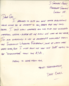  Letter from Dave Coull (ASA) to Mok Chiu Yu COUIL, Dave 