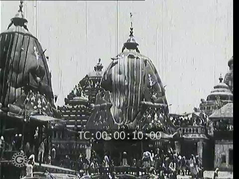 FETE RELIGIEUSE A CALCUTTA. INDE (Religious festival in Calcutta. India)