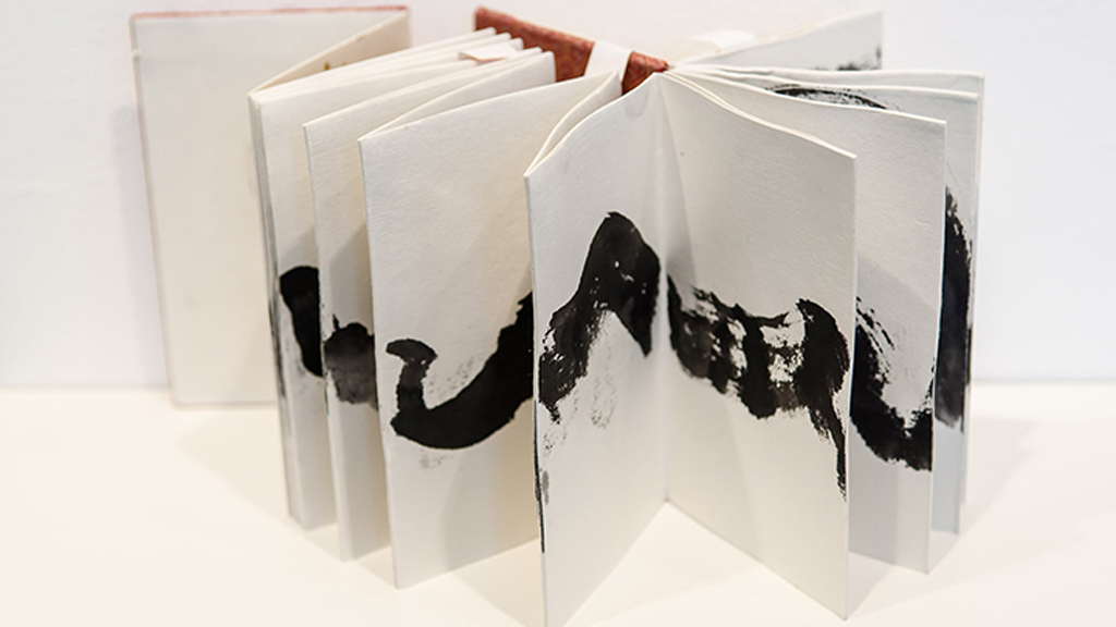 Installation of Ink-drawing and Poetic Diary